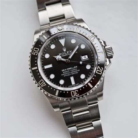 rolex sea-dweller thickness|rolex sea dweller no cyclops.